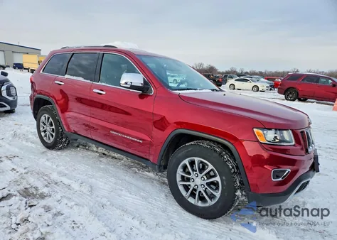 2014 Jeep Grand Cherokee Limited z USA, uszkodzony, nr VIN 1C4RJFBG2EC525813